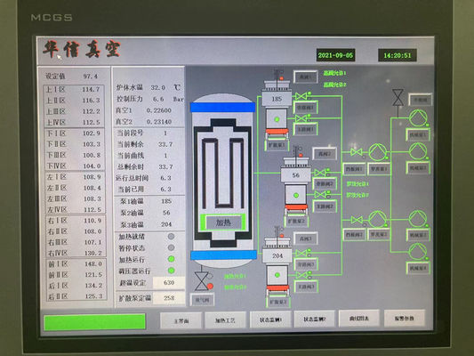 High Vacuum Aluminium Brazing Furnace Atmosphere Protective Laboratory Electric