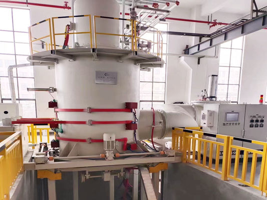 Vertical Type Bottom Loading High Pressure Gas Quenching Furnace For Tempering
