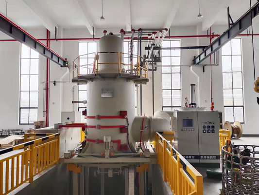 Pyrolysis Vertical Structure Heat Treatment Vacuum Furnace